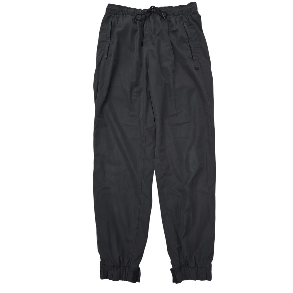 Adidas | Black, Prime Green Track Pants | Size Large